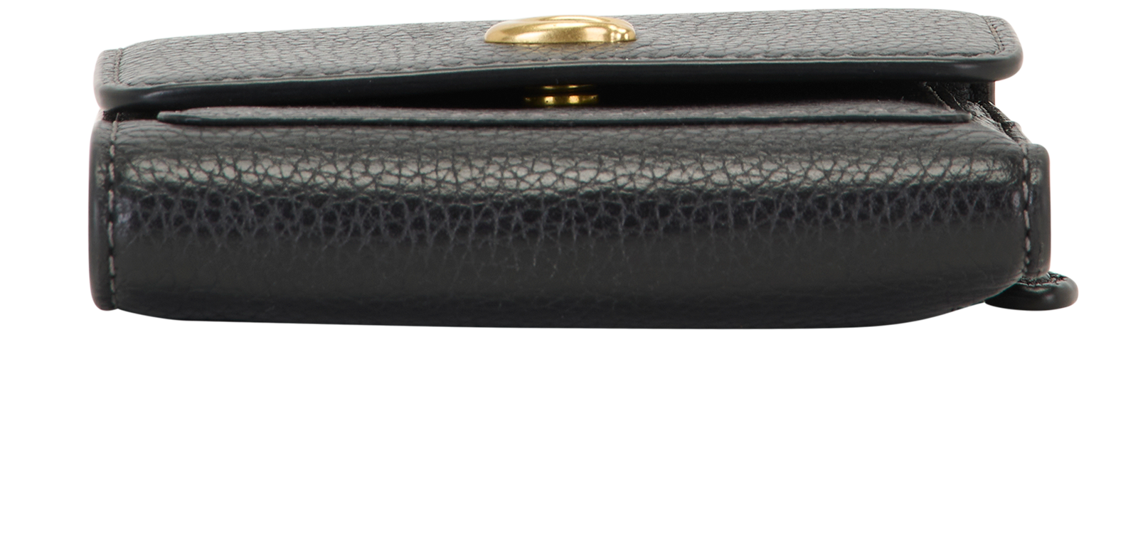 Coach Mila Small Flap Wallet, &pound;60, Accessories, Black, Leather, Top view